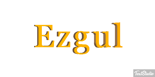 Ezgül Effetto testo