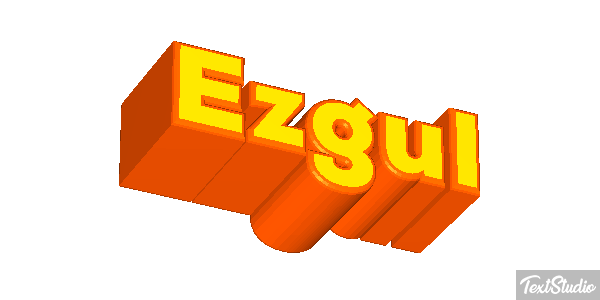 Ezgül Effetto testo