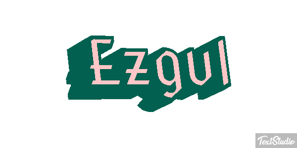 Ezgül Effetto testo