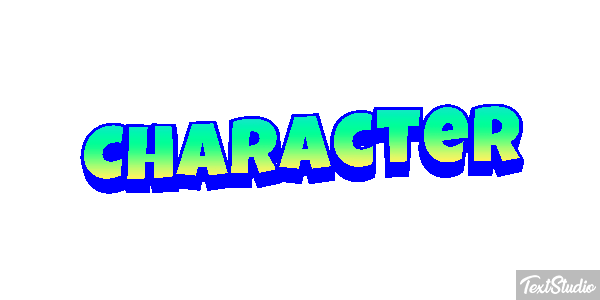 Character Effetto testo