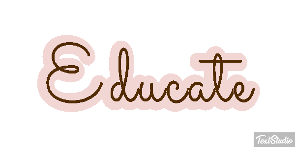 Educate Text effect