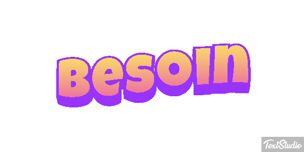 Besoin Tekst effect