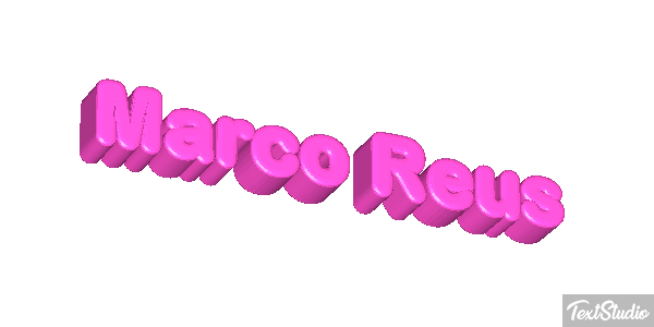 Marco Reus Text effect