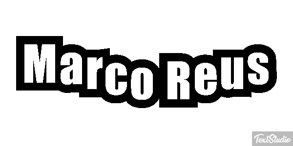 Marco Reus Text effect