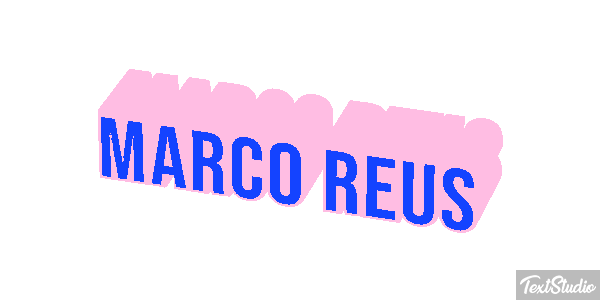 Marco Reus Text effect