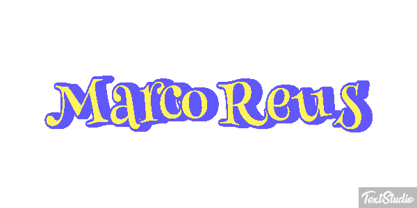Marco Reus Text effect