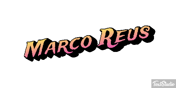 Marco Reus Text effect