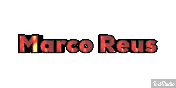 Marco Reus Text effect