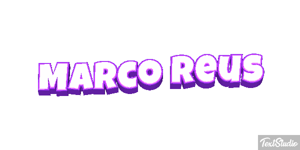 Marco Reus Text effect