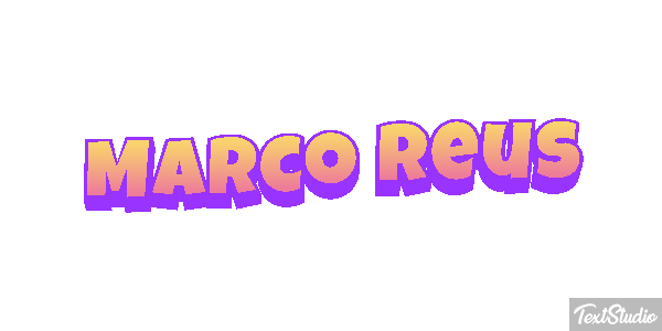 Marco Reus Text effect
