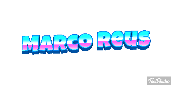 Marco Reus Text effect