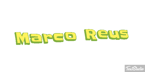 Marco Reus Text effect