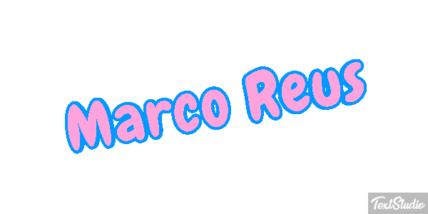 Marco Reus Text effect