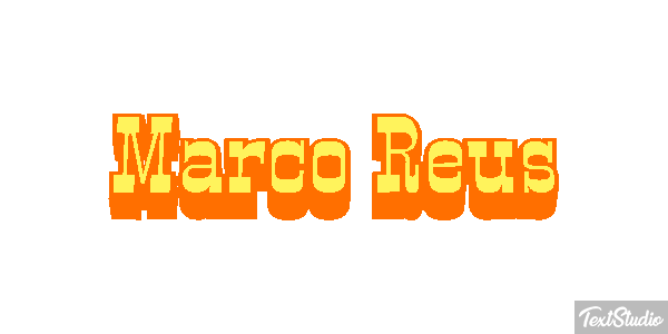 Marco Reus Text effect