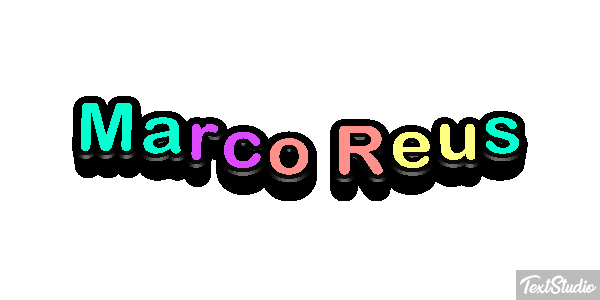 Marco Reus Text effect