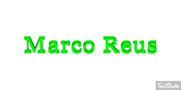 Marco Reus Text effect