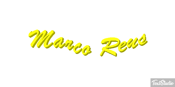 Marco Reus Text effect