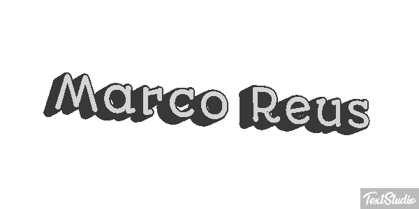 Marco Reus Text effect