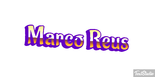 Marco Reus Text effect