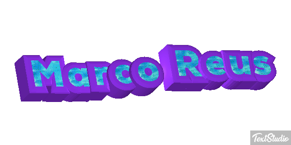 Marco Reus Text effect