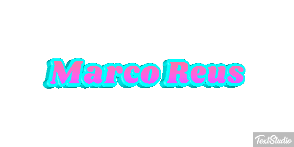 Marco Reus Text effect
