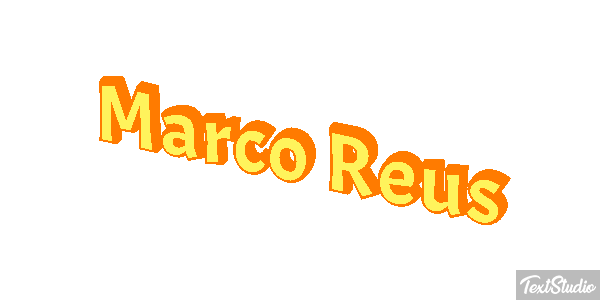 Marco Reus Text effect