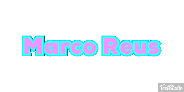 Marco Reus Text effect