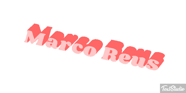Marco Reus Text effect