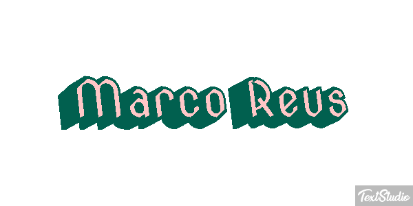 Marco Reus Text effect