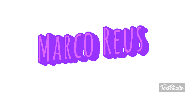 Marco Reus Text effect