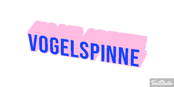 Vogelspinne Texteffekt