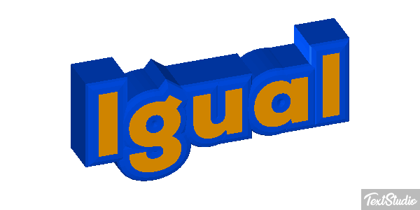 Igual Efekt tekstowy