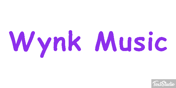 Wynk Music Efekt tekstowy