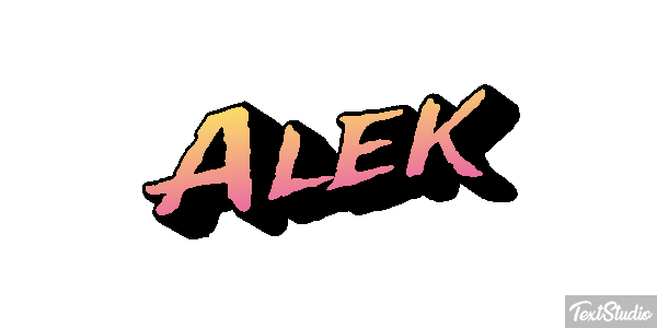 Alek Effetto testo