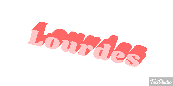Lourdes Text effect