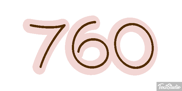 760 Efecto de texto