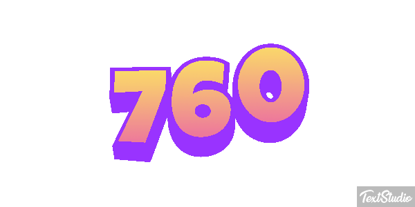760 Efecto de texto