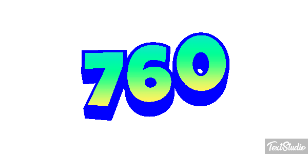 760 Efecto de texto