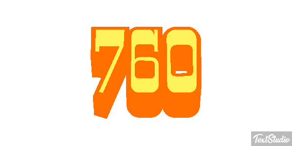 760 Efecto de texto