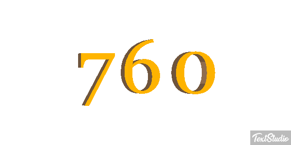 760 Efecto de texto