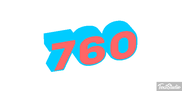 760 Efecto de texto