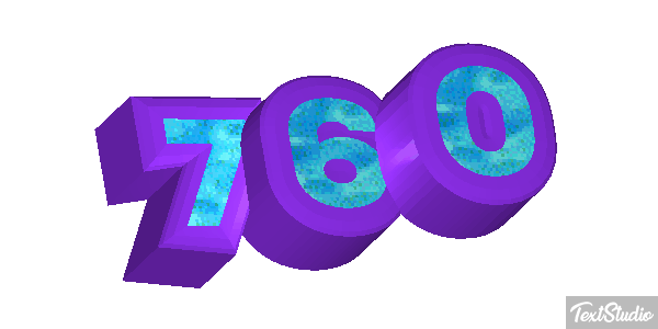 760 Efecto de texto