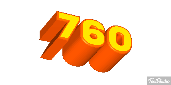 760 Efecto de texto