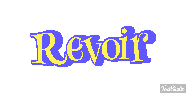 Revoir Effet de texte