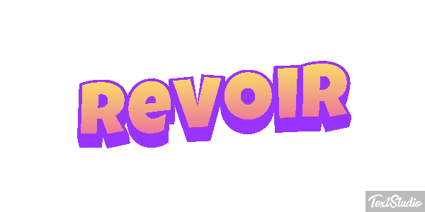 Revoir Effet de texte