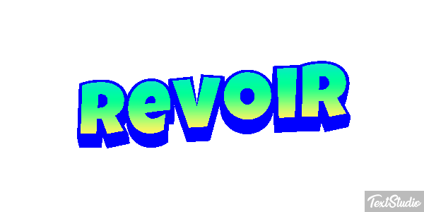 Revoir Effet de texte
