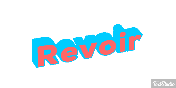 Revoir Effet de texte