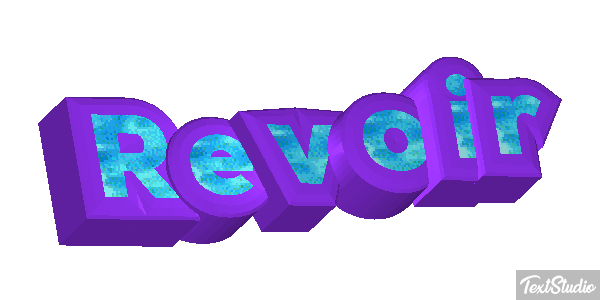 Revoir Effet de texte