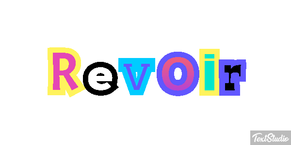 Revoir Effet de texte