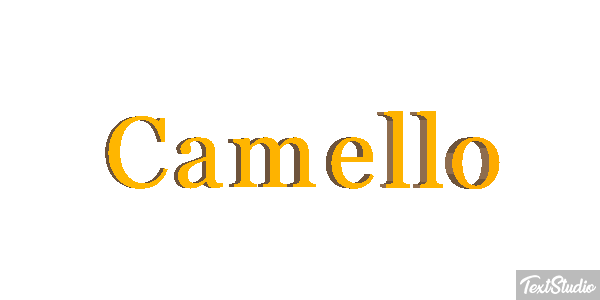 Camello Texteffekt